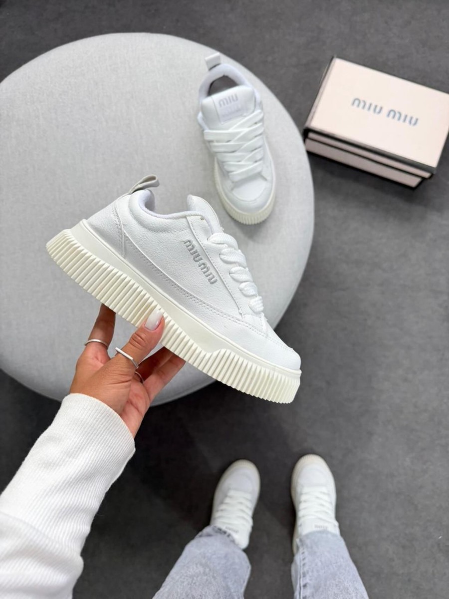 Miu Miu Branco Clean