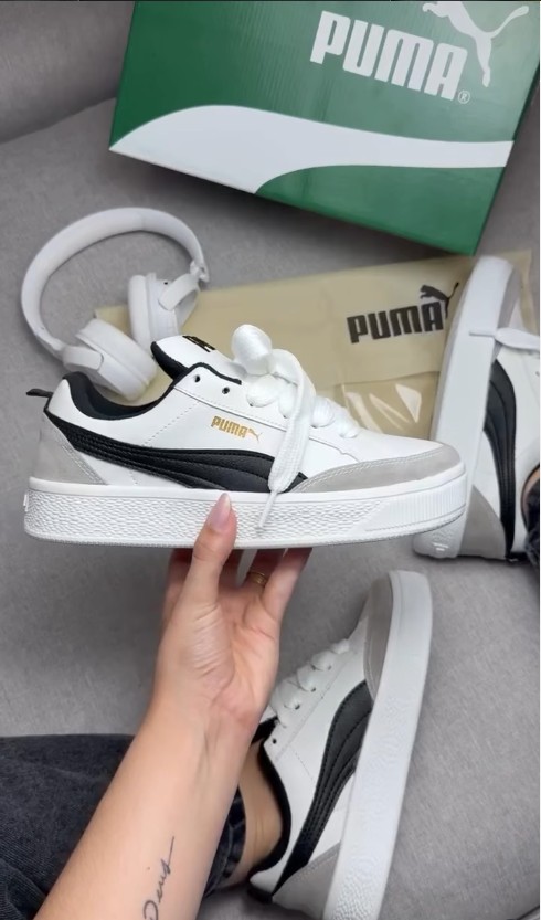 Puma Branco e Preto